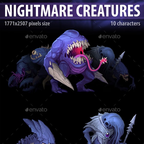 Creatures Graphics, Designs & Templates | GraphicRiver