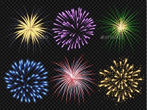 Firework Graphics, Designs & Templates | GraphicRiver
