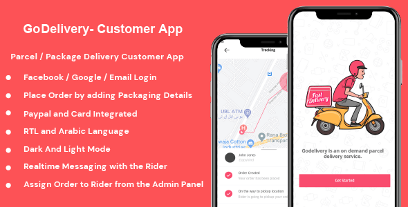 Delivery Mobile App Templates | CodeCanyon