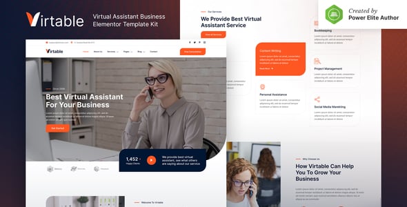 Virtual Assistant Website Templates | ThemeForest