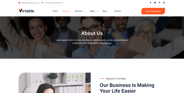 Virtual Assistant Website Templates | ThemeForest