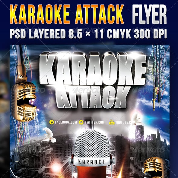 Karaoke Graphics, Designs & Templates | GraphicRiver