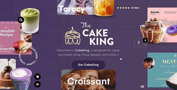 Cake Website Templates | ThemeForest