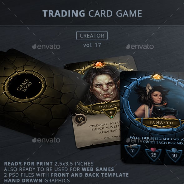 Card Fantasy Game Assets from GraphicRiver Card Fantasy Game Assets from GraphicRiver