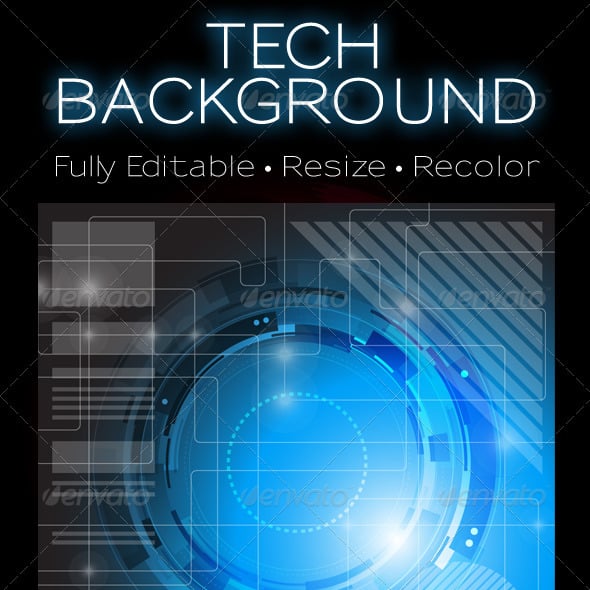 Tech Graphics, Designs & Templates | GraphicRiver