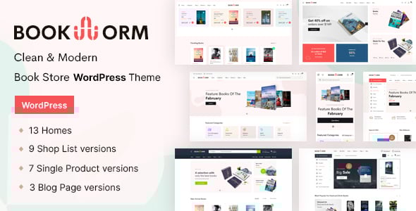 Bookstore Website Templates | ThemeForest