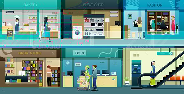 Mall Graphics, Designs & Templates | GraphicRiver