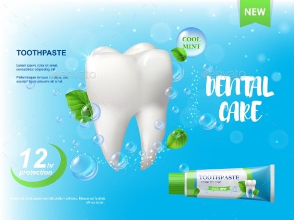 Toothpaste Graphics, Designs & Templates | GraphicRiver