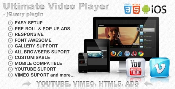 Video Player HTML5 Templates | CodeCanyon