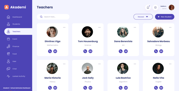 Teacher Dashboard Website Templates | ThemeForest