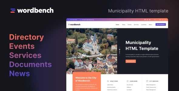 Municipality Website Templates | ThemeForest