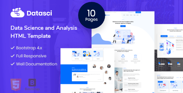 Data Analytics HTML Website Templates | ThemeForest