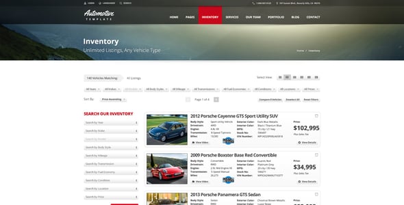 Inventory Website Templates | ThemeForest