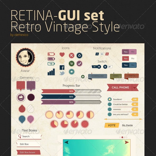 UI Templates from GraphicRiver