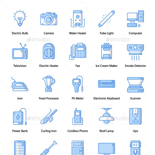 Electronics Icons Electronics Icons | GraphicRiver