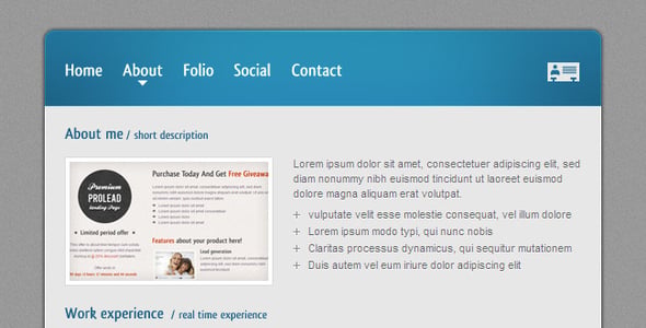 Card Website Templates | ThemeForest