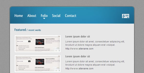 Card Website Templates | ThemeForest