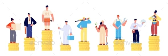 Salary Graphics, Designs & Templates | GraphicRiver