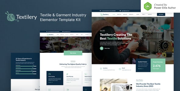 Textile Website Templates | ThemeForest
