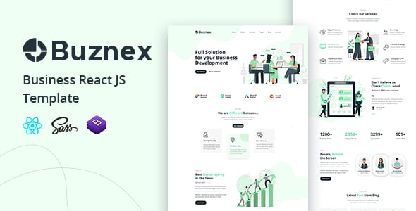 Business React Website Templates | ThemeForest