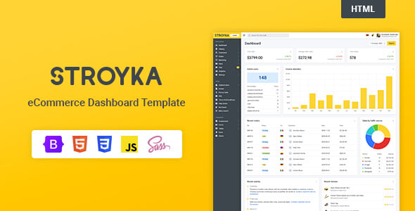 ECommerce Dashboard Website Templates | ThemeForest