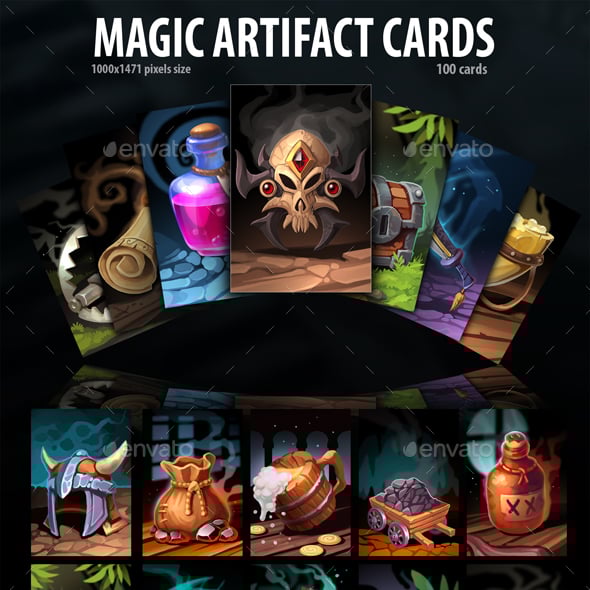 Card Game Assets | GraphicRiver