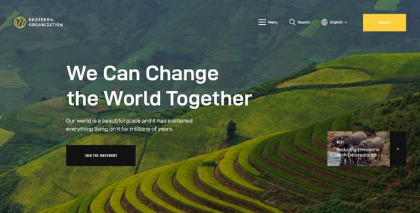 Green Website Templates | ThemeForest