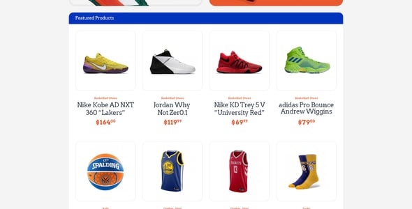 Basketball Website Templates | ThemeForest