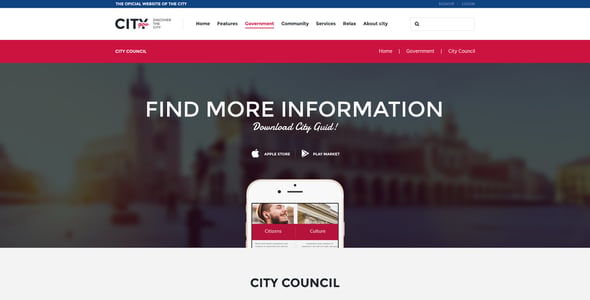 Government Website Templates | ThemeForest