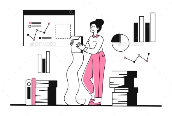 Tasks Cartoon Graphics, Designs & Templates from GraphicRiver