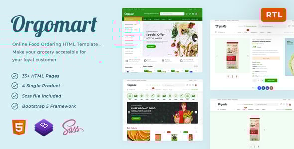 Grocery HTML Website Templates | ThemeForest