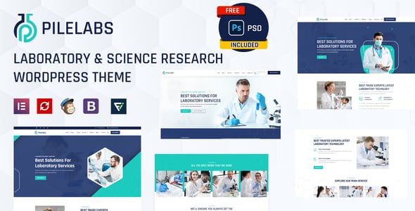 Laboratory Website Templates | ThemeForest