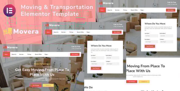 Moving Company Website Templates | ThemeForest