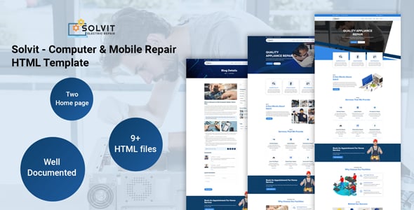 Mobile Repair Website Templates | ThemeForest