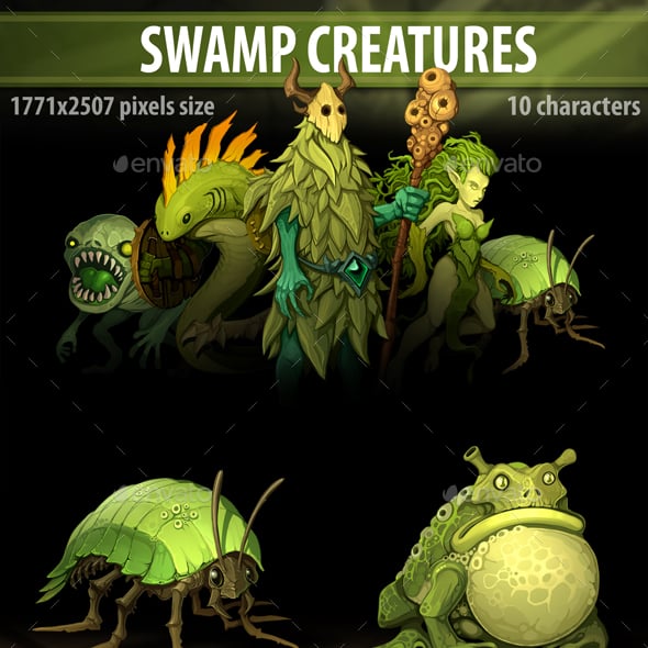Creatures Graphics, Designs & Templates | GraphicRiver