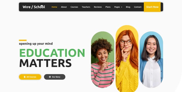 Education Elementor Template Kits from ThemeForest