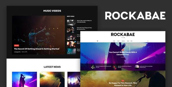 Music Blog Website Templates | ThemeForest