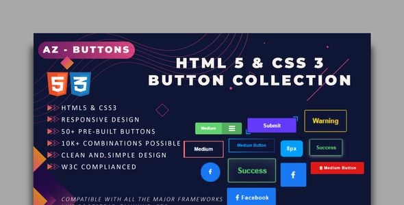 CSS Buttons from CodeCanyon
