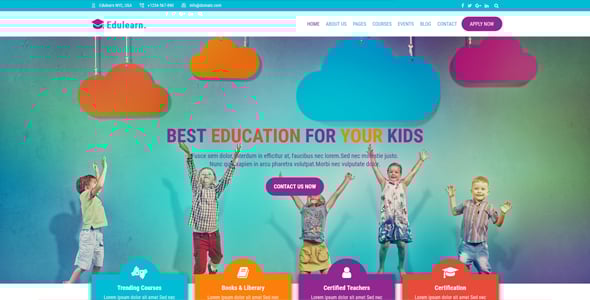 Education HTML Website Templates | ThemeForest