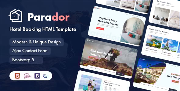 Hotel Booking HTML Website Templates | ThemeForest