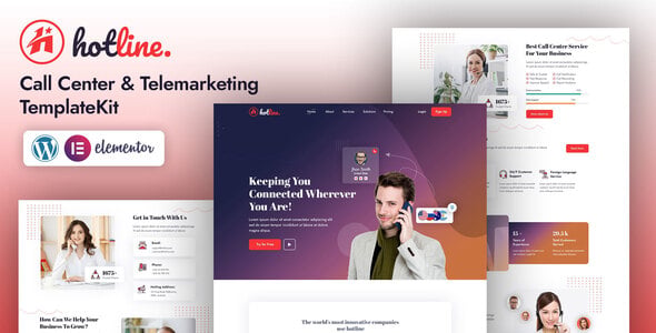 Call Center Website Templates | ThemeForest