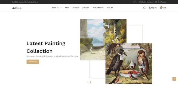 Art Gallery Website Templates | ThemeForest