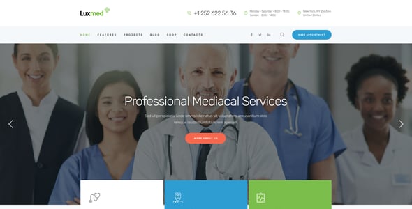 Doctor Website Templates | ThemeForest
