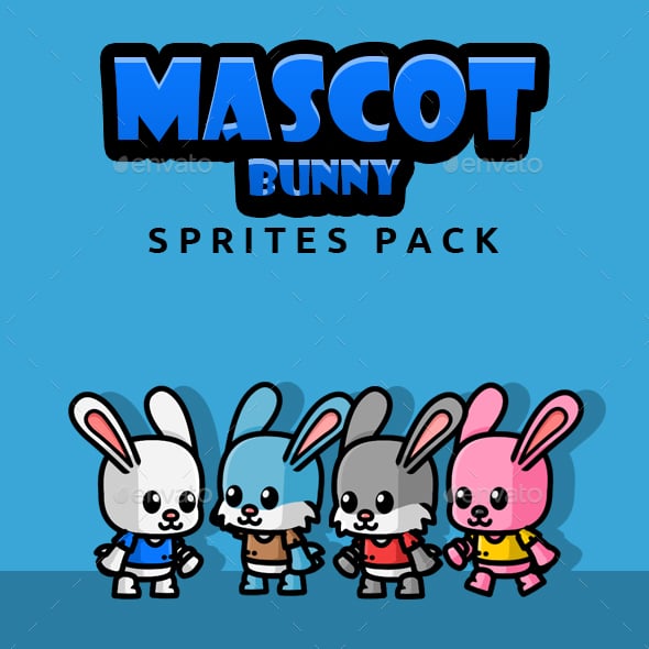Rabbit 2D Game Assets from GraphicRiver