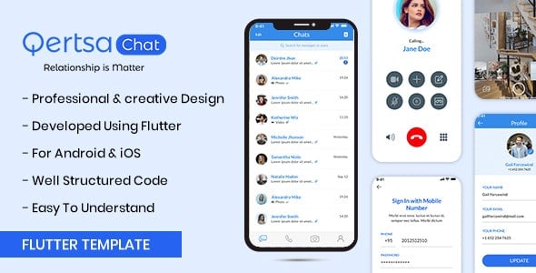 Make A Chat Flutter App With Flutter Templates, Apps and Components