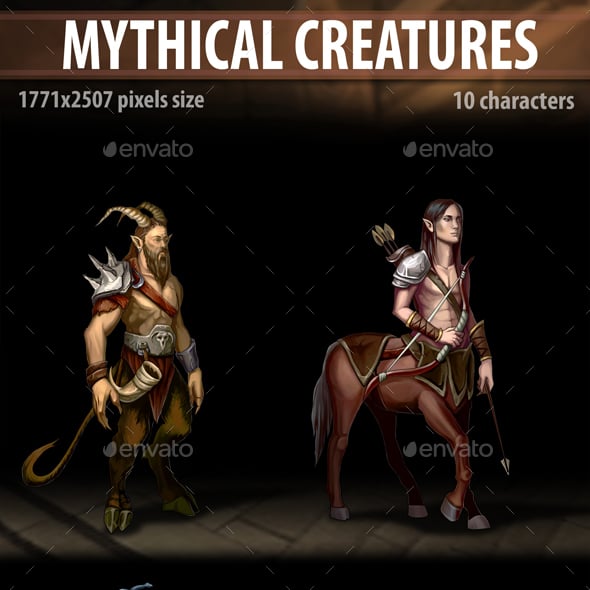 Creatures Graphics, Designs & Templates | GraphicRiver