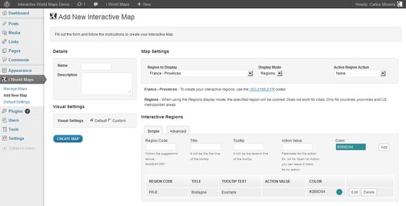 Interactive World Maps preview 6