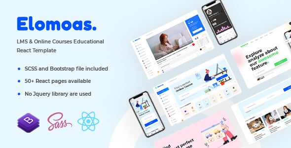 React Education Website Templates | ThemeForest