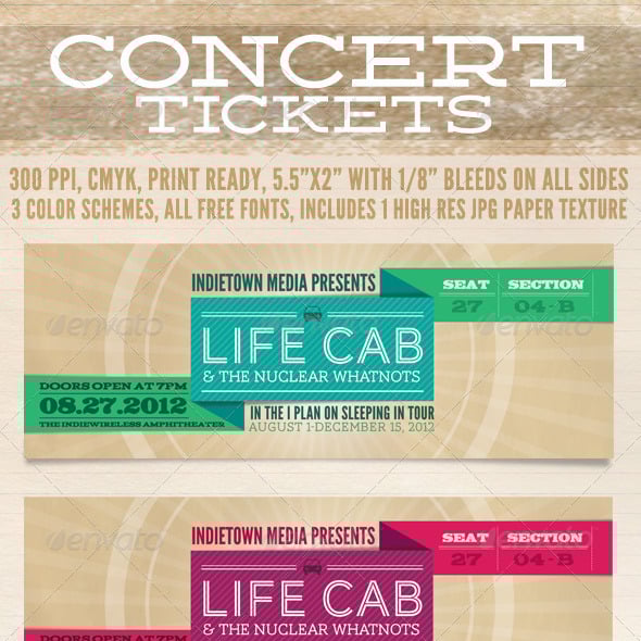 Concert Graphics, Designs & Templates | GraphicRiver