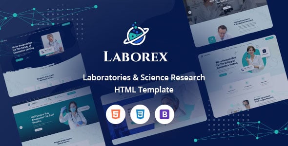 Laboratory HTML Website Templates | ThemeForest